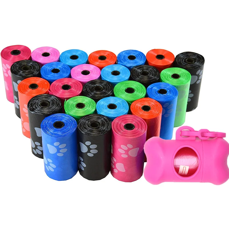 

Dog Poop Bags Pet Waste Garbage Bags Unscented Outdoor Carrier Holder Dispenser Litter Bag Clean Pet Accessories Cleaning