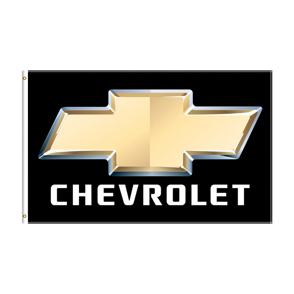 

3x5 Ft Chevrolet Flag Polyester Printed Racing Banner For Decor