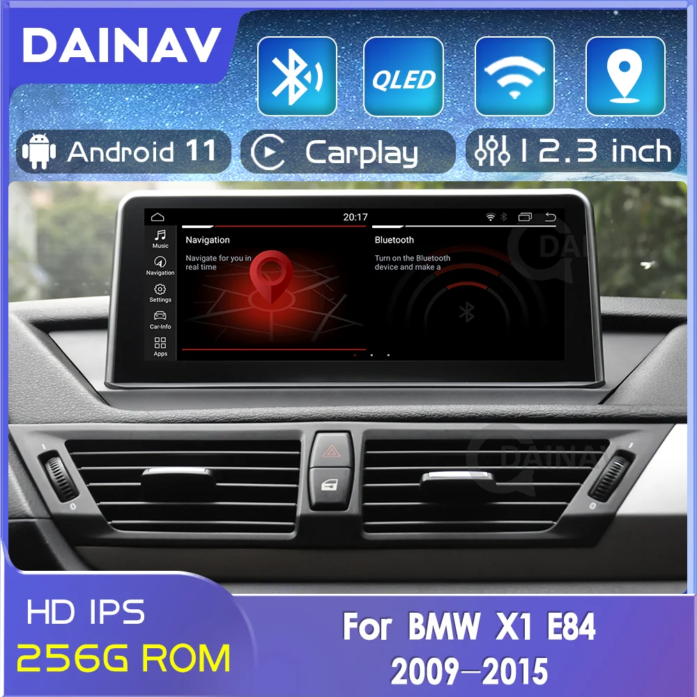 

Автомагнитола 8 + 256 ГБ Android 2009 GPS для BMW X1 E84-2015 CIC мультимедийный плеер стерео навигация головное устройство магнитофон