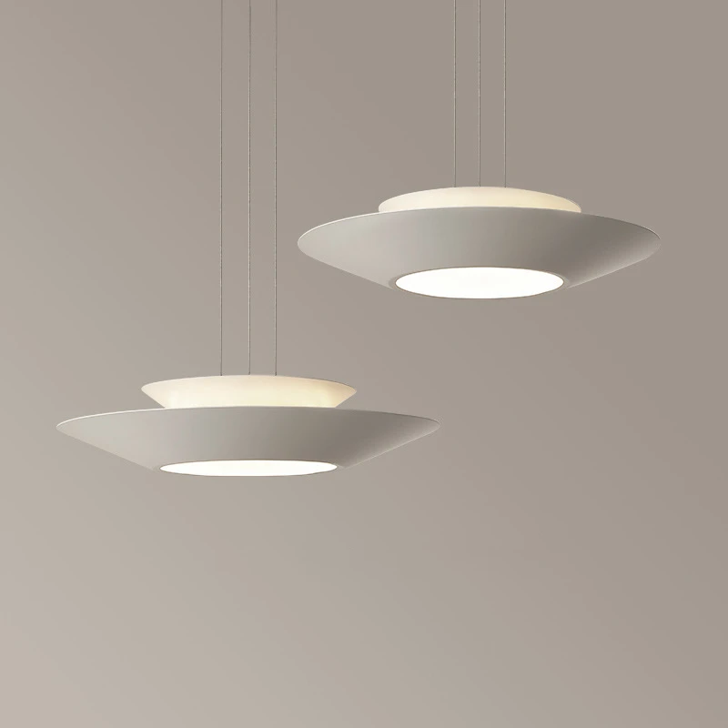

Nordic Led UFO Shape Pendant Lights Designer Iron Hanging Lamp For Living Room Dining Study Decor Modern Home Kitchen Fixtures