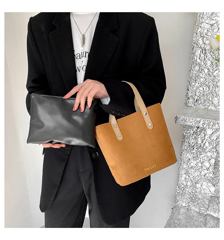 

Женская простая сумка-тоут из полиуретана, вместительный многоразовый тоут для покупок для продуктов, однотонная Сумочка на плечо