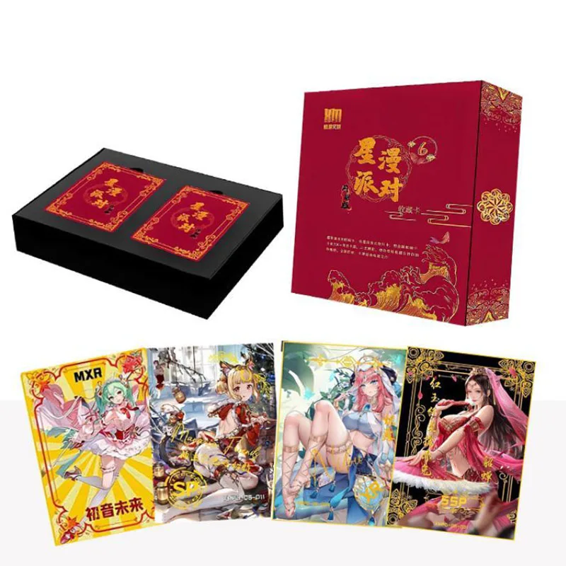 

Anime Goddess Story Box Card Hatsune Miku Beelzebul Hancock Ganyu Collection Game Toy Solitaire Christmas Birthday Present