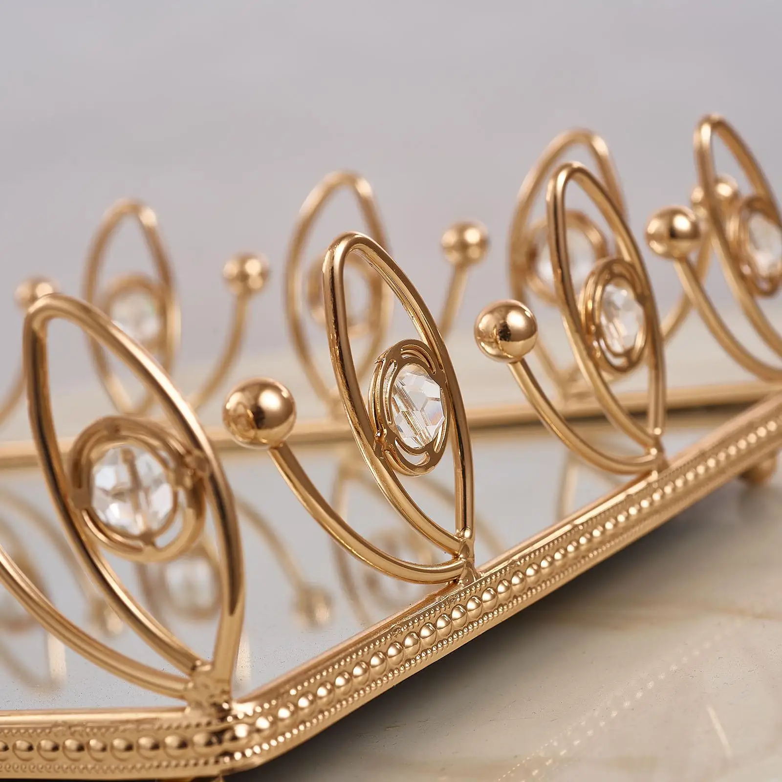 

Perfume Tray Perfume Tray Centerpiece Makes Decorative Square Mirror Jewelry Dresser Decor Crystal Tray Mirror Candle