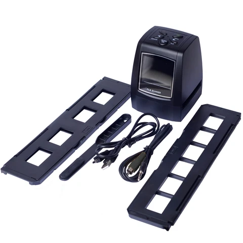 Негативный сканер 35/135 мм Конвертер слайд-пленки для просмотра цифровых изображений с 2,36-дюймовым ЖК-экраном