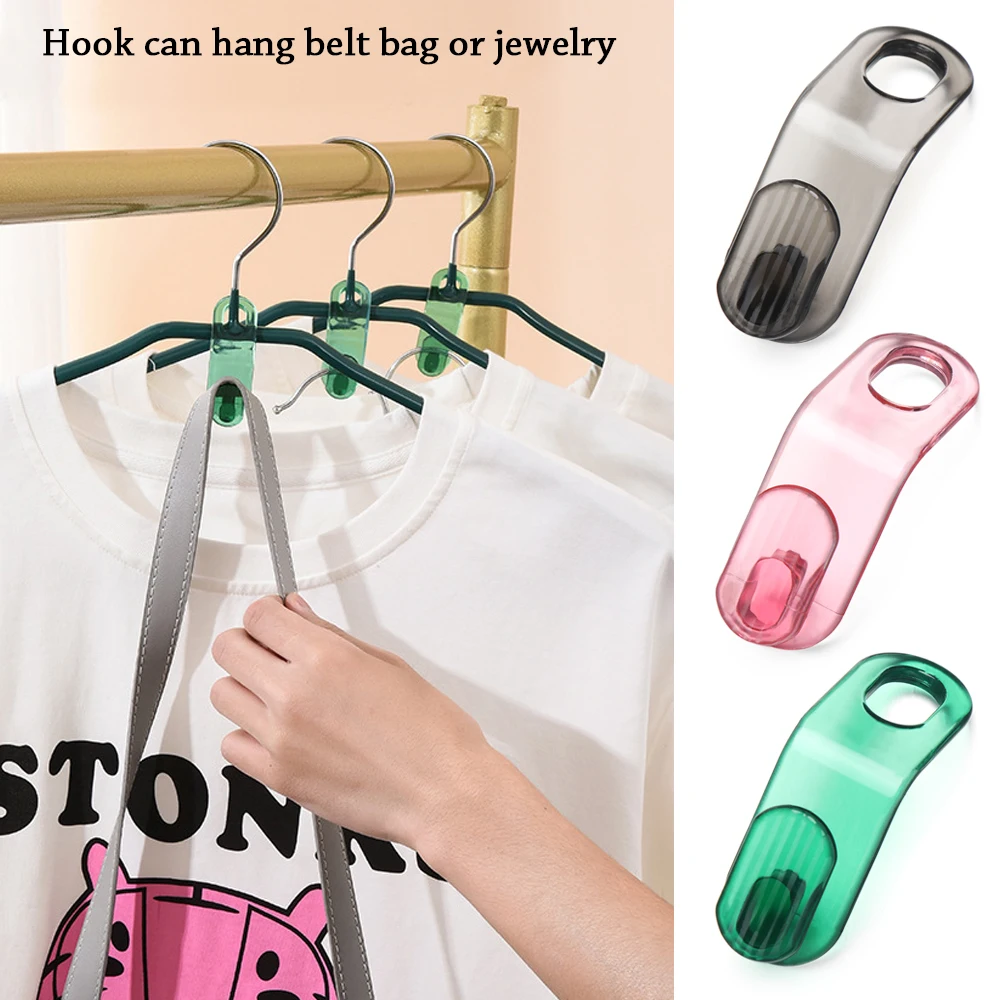 

10PCS Clothes Hanger Connector Hooks Cascading Plastic Wardrobe Organizer Clip Multi-function Multi-function Bedroom Storage