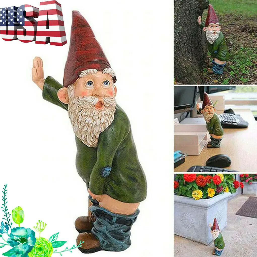 

Озорная мочка, дневной сад, забавные креативные карликовые статуэтки, полимерные скульптуры для дома, улицы, двора, украшение лужайки