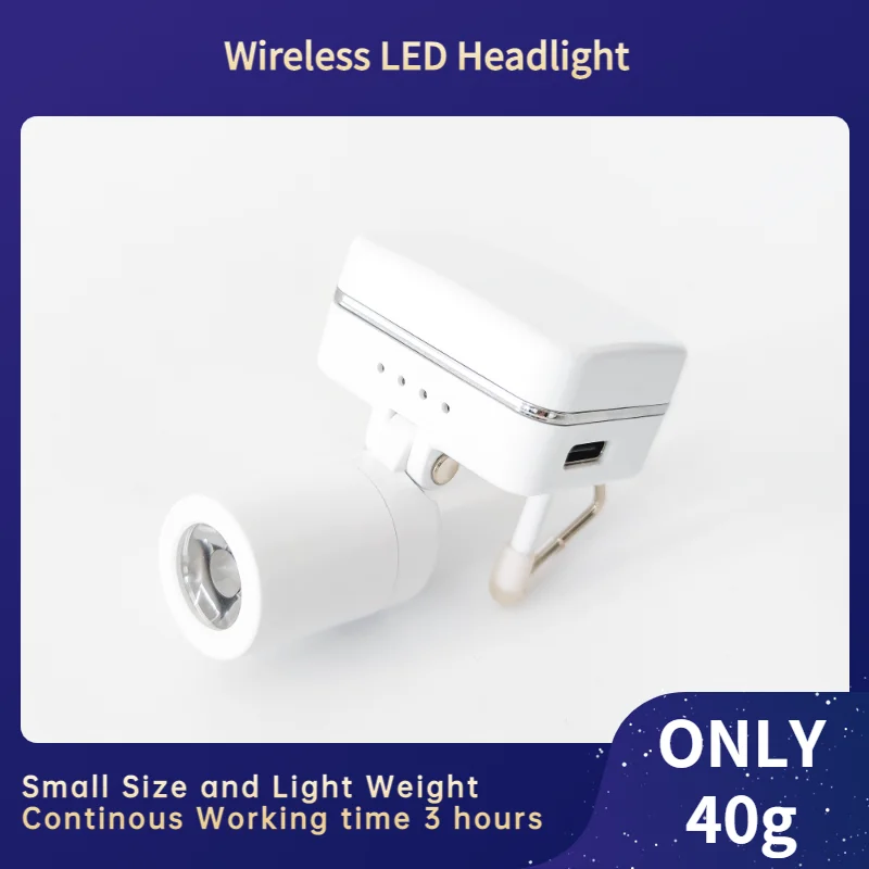 

Wireless LED High-brightness Clip-on Headlamp Dental Implant ENT Surgical Plastic Otolaryngology Medical Headlight (YT-S01)
