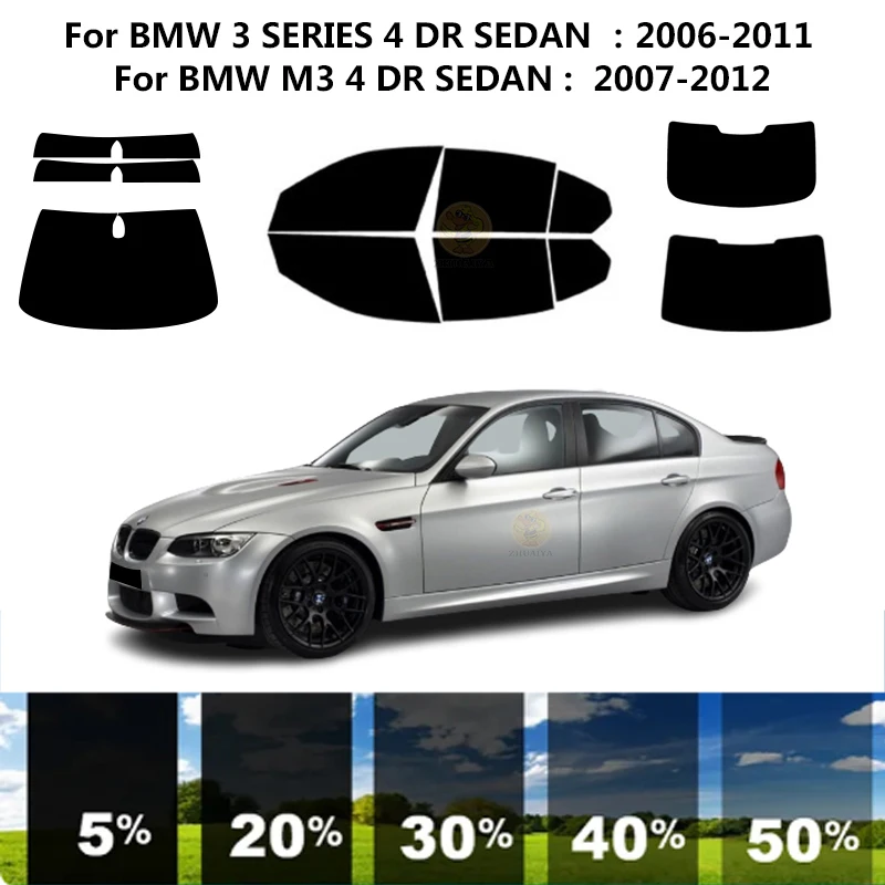 

Precut nanoceramics car UV Window Tint Kit Automotive Window Film For BMW M3 4 DR SEDAN 2007-2012