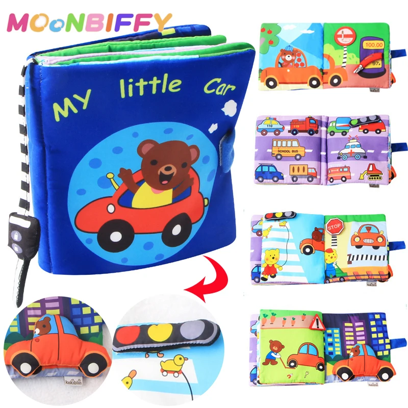

Soft Books Infant Early Cognitive Development My Quiet Bookes Baby Goodnight Educational Unfolding Cloth Book Activity Book
