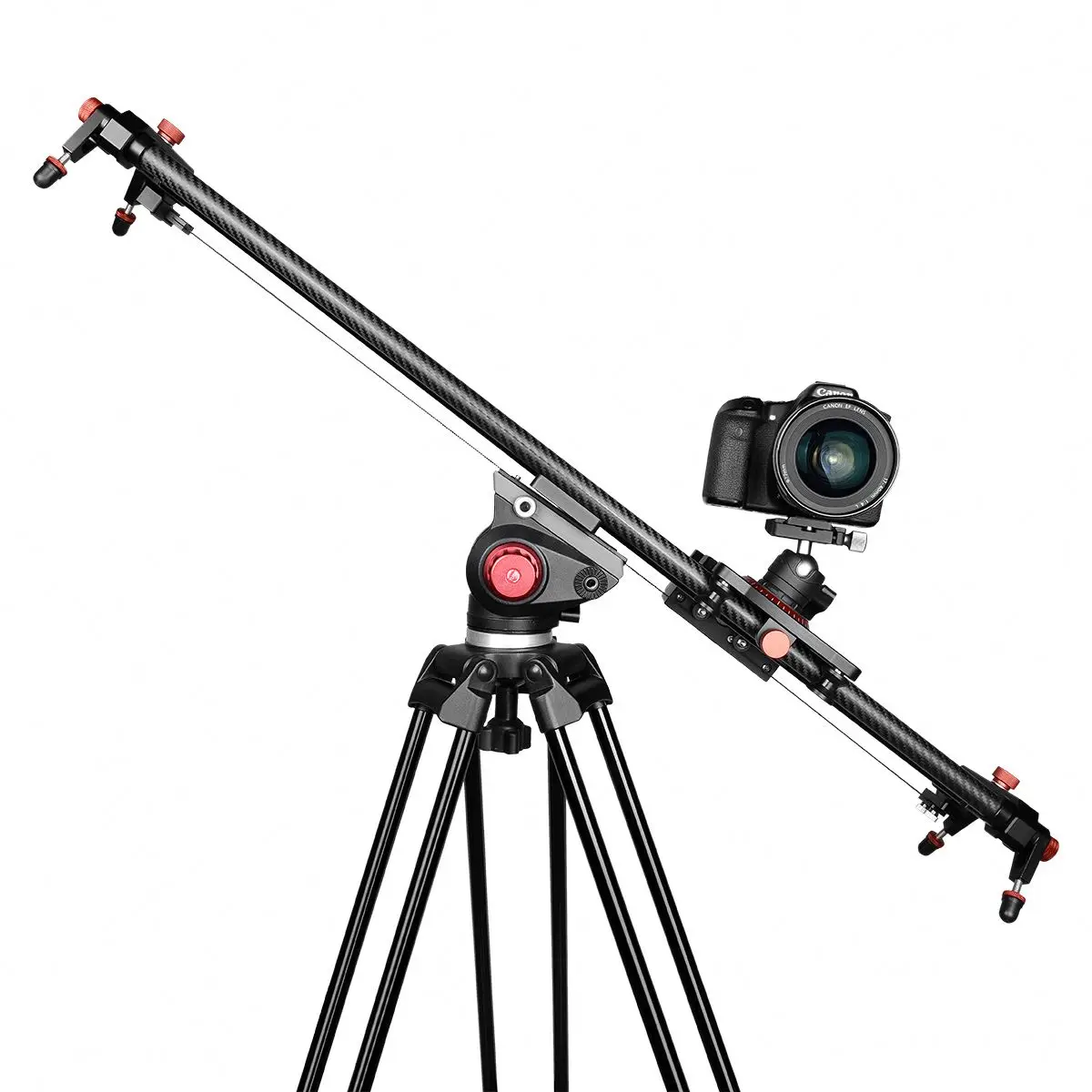 

YELANGU professional Wireless Electric slide Camera DSLR Slider Carbon Fiber Track Rail Time Lapse Video shot Follow Focus