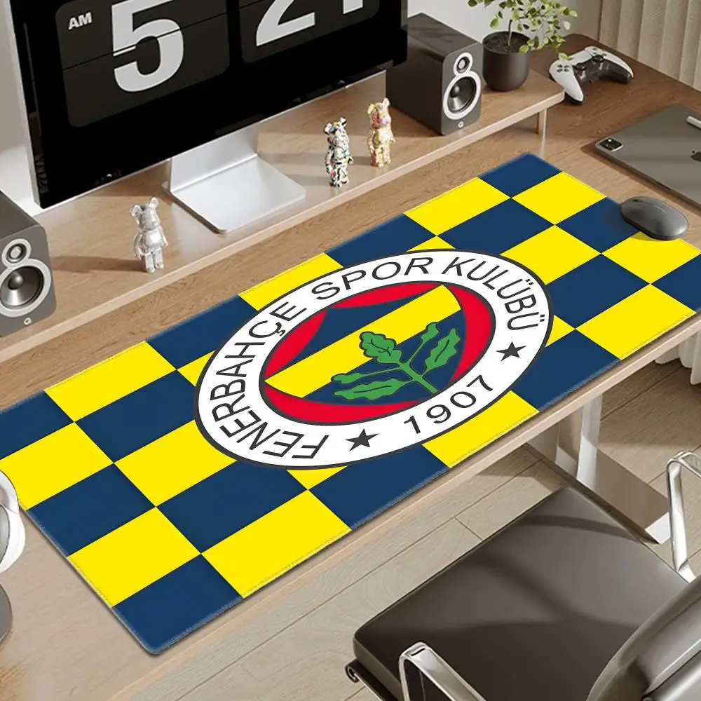 Фото Турция Fenerbahce SK Большой игровой коврик для мыши Компьютерный коврик для мыши Gamer Коврик для мыши для ноутбука Офисный коврик для мыши XXL Коврик для клавиатуры Настольный коврик №3