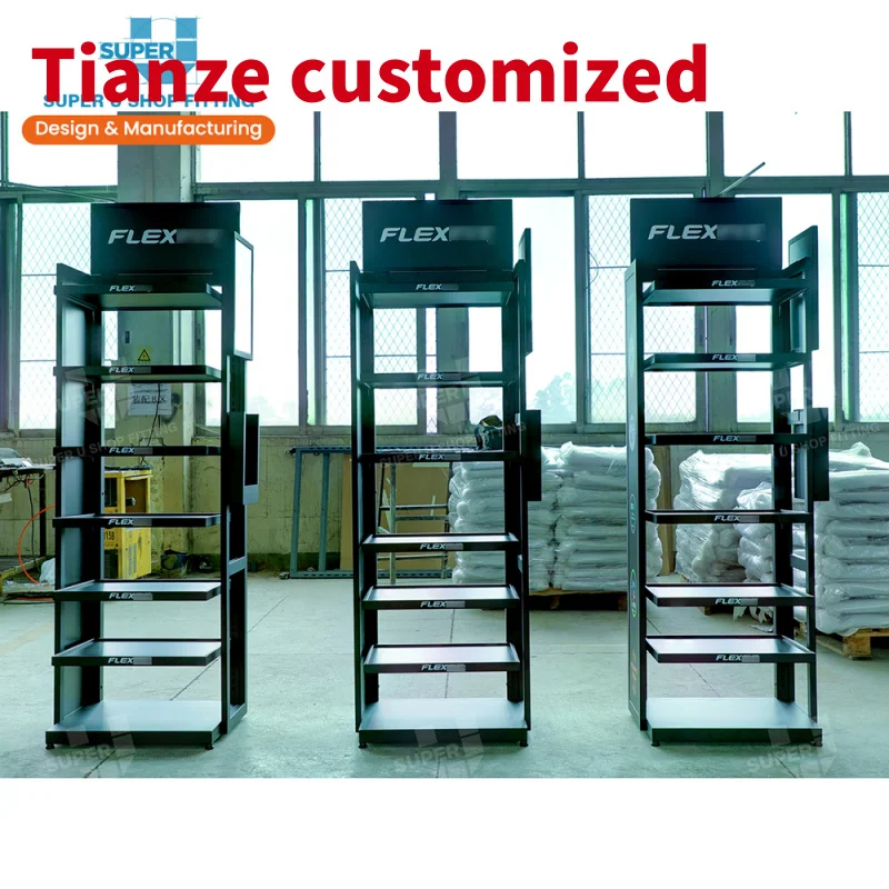 (На заказ) Пользовательский витринный стенд дизайн розничной точки покупки