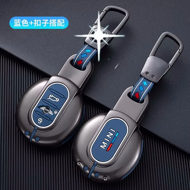 Фото Кожаный чехол для автомобильного ключа BMW MINI COOPER S ONE JCW F54 F55 F56 F57 F60 CLUBMAN COUNTRYMAN, аксессуар для брелока-ключа с дистанционным управлением №5