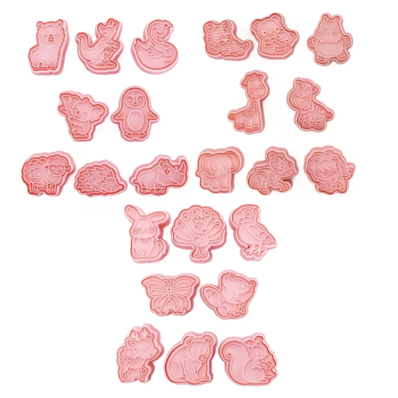 

24 шт./набор, пластиковые формы для печенья