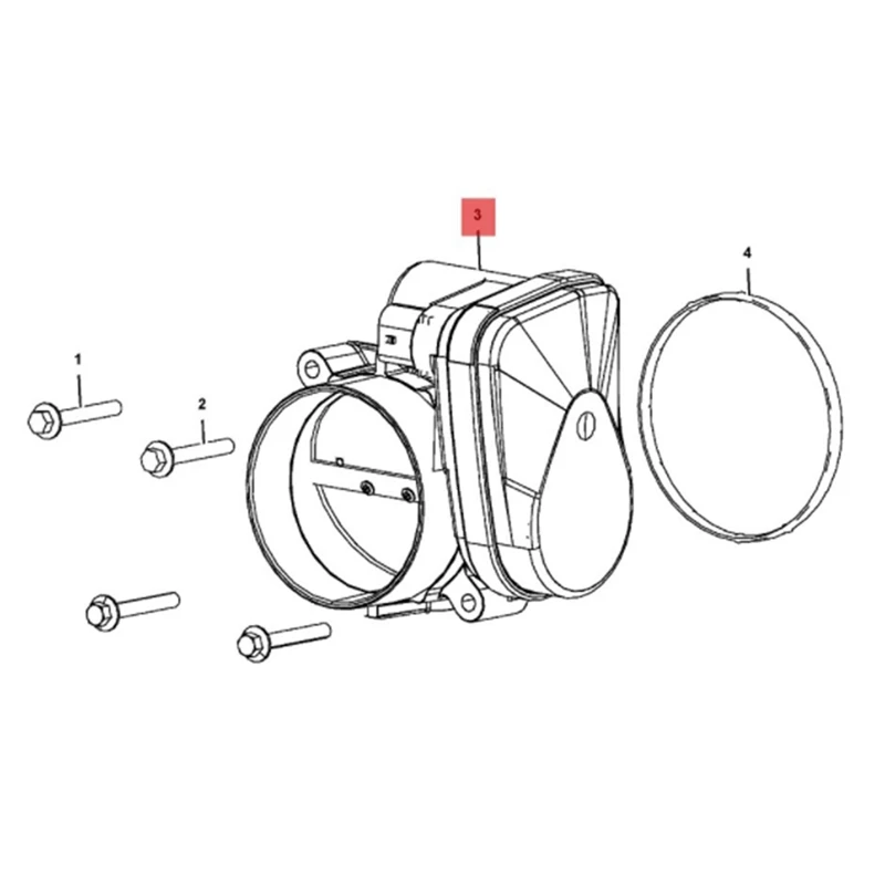 Корпус дросельной заслонки в сборе 53034251 AB для Dodge Ram 1500 2500 3500 Jeep Chrysler 5.7L 2013-2020 гг. АК