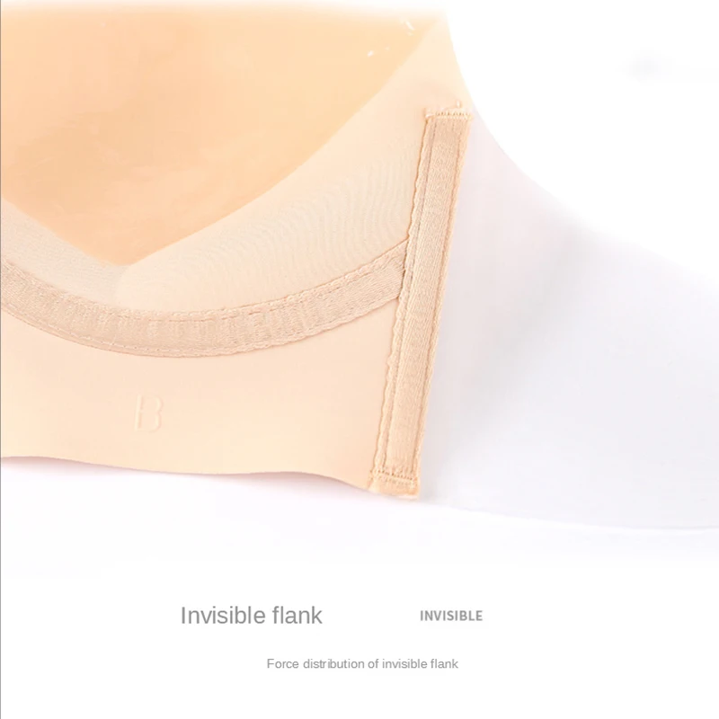 Seamless Sticky Bras Strapless Women Bralette Underwear Bh Comfort Bust Invisible Self Adhesive One Piece Plus Size Brassiere