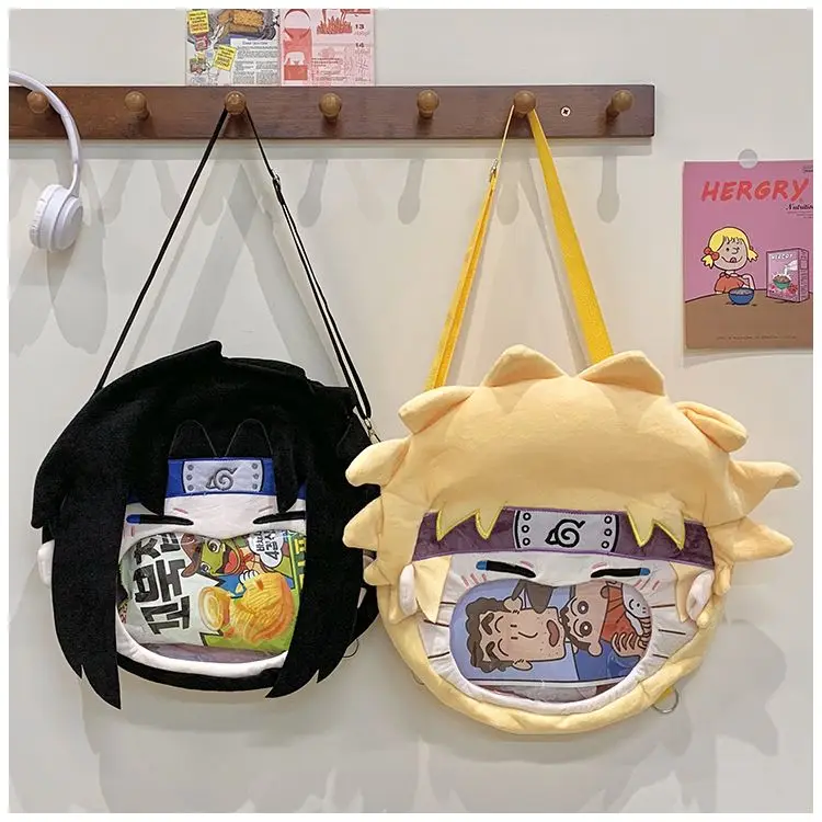 Фото Новый рюкзак-кроссбоди Bandai Naruto: Гаара, Шинто, Узумаки Наруто, Пейн. Аниме-атрибутика, двухмерная кукла, подарки. №4