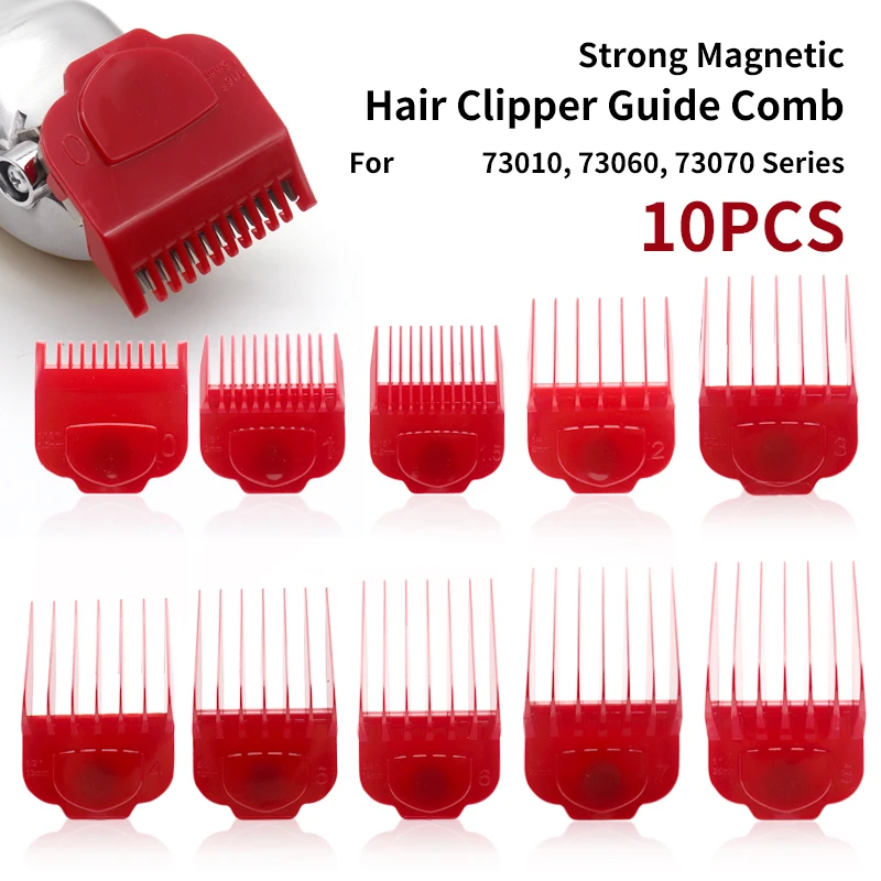 Hair Clipper Guide Comb With Magnetic Professional Cutting Limit Comb Trimmer Guards Attachment Hair Styling Tool Accessories