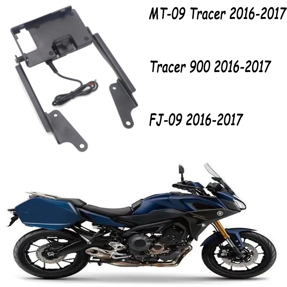 

Stand Holder Phone Mobile Phone GPS Plate Bracket For YAMAHA MT-09 Tracer 900 FJ-09 2016-2017