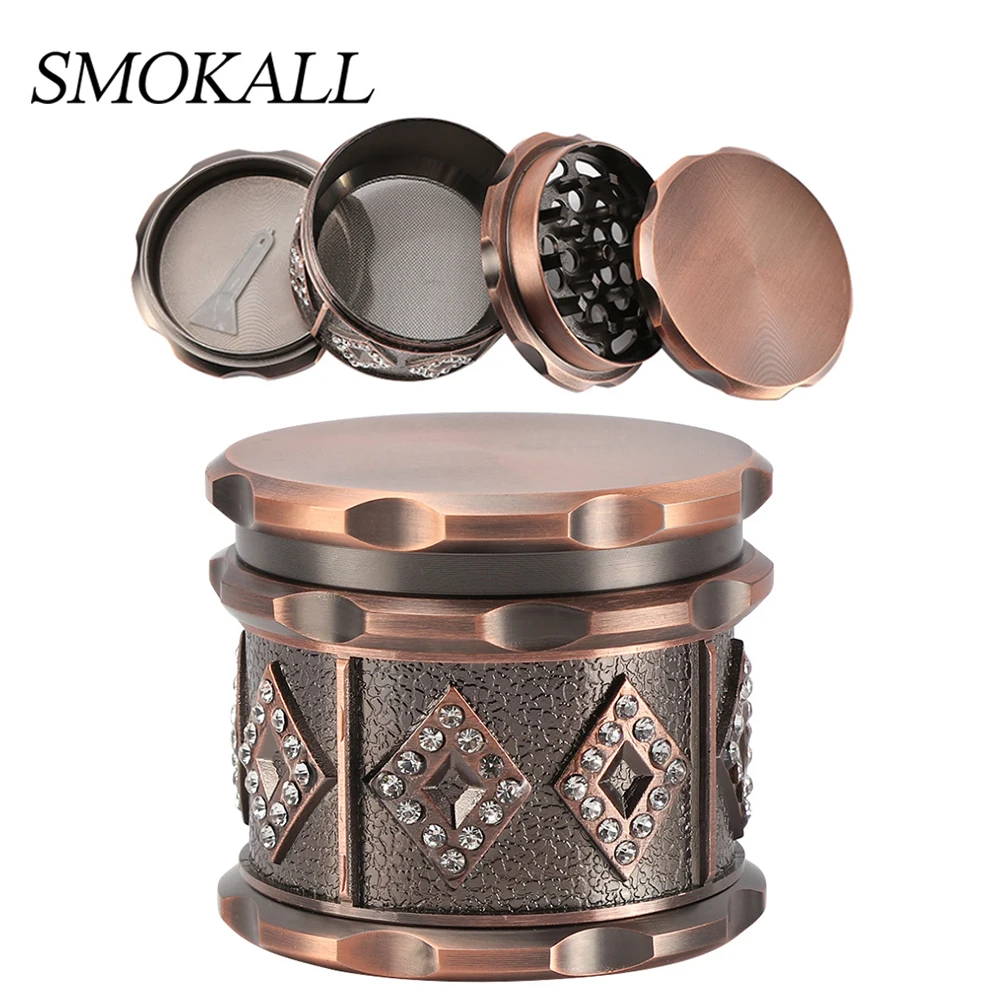 

5Pcs Grinder Metal Smoke Herb Spice Crusher For Man Pipe Cigarette Smoking Tobacco Accessories Amoladora Dichavador Moledor