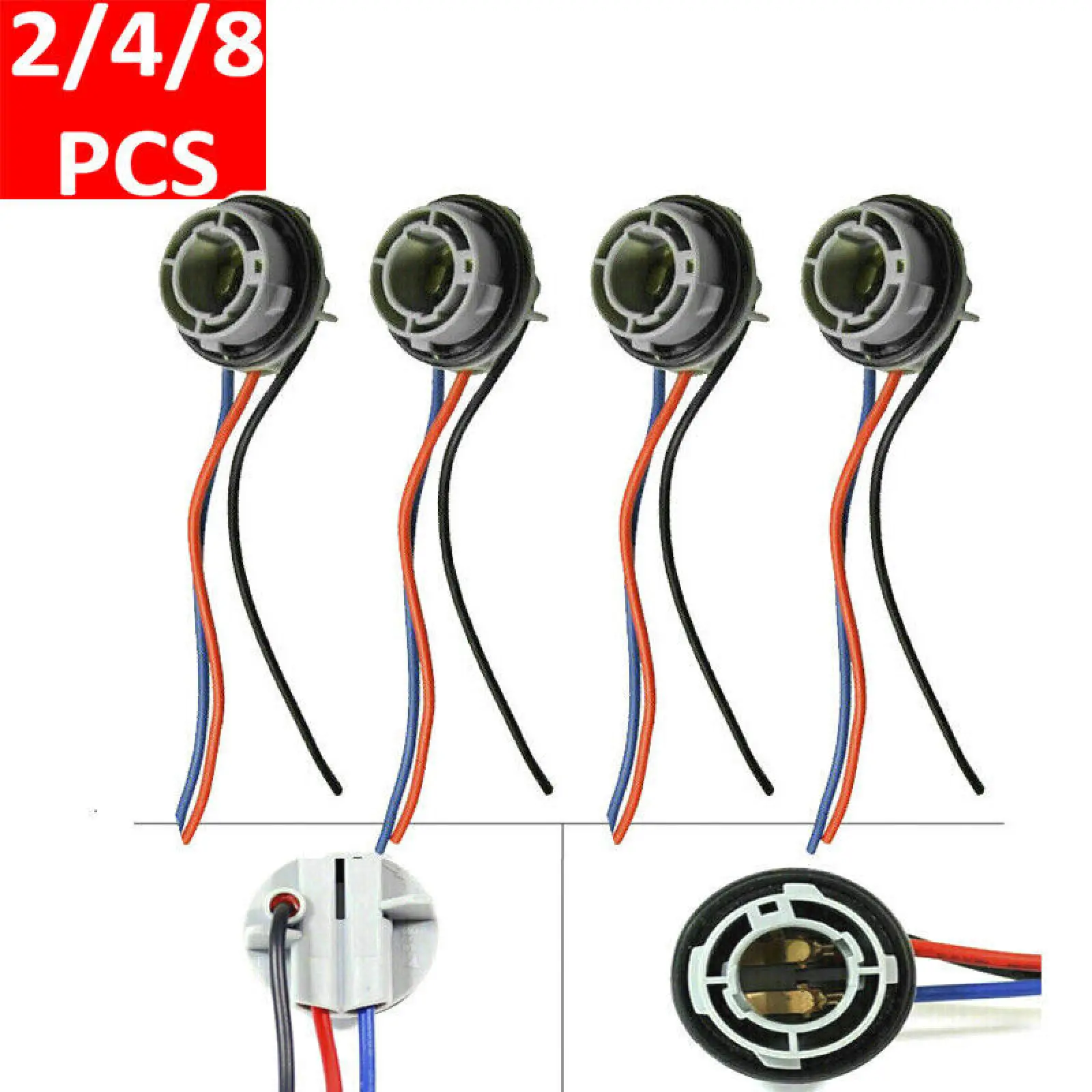 2/4/8 шт. штекер для лампы 1157 2057 2357