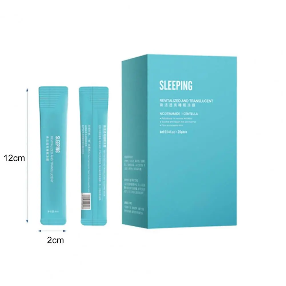 20 шт./компл. 4 мл маска для лица быстрое впитывание экстракт грязи натуральный