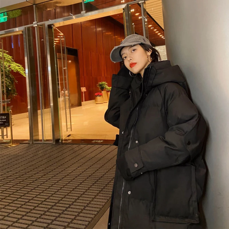 Winter Women's Cold Coat Parkas Super Hot Coats Hooded Long Cotton Padded Jacket Jackets Womens Winter Clothing 2022 Fashion