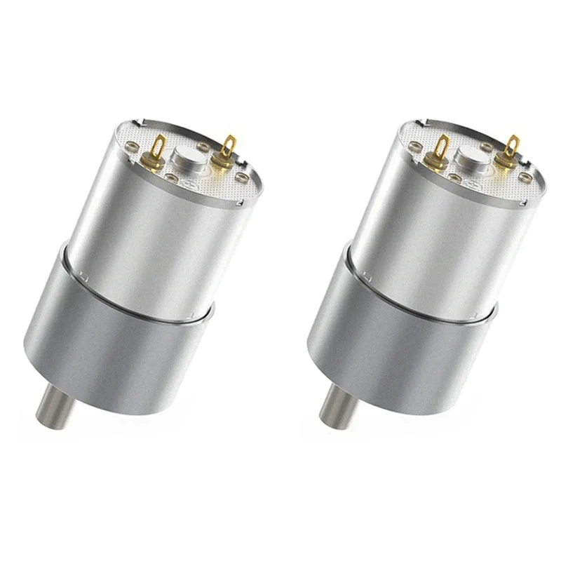 Фото FEDI-2X JGB37-3530 Двигатель постоянного тока 12 В Мини-редуктор постоянного тока Двигатель с высоким крутящим моментом Металлический двигатель для умного дома 107 об/мин №2