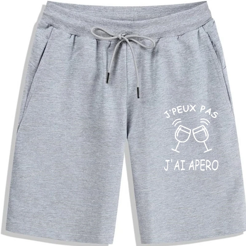 

Shorts for men HUMOUR J'PEUX PAS J'AI APERO 2 cotton men summer fashion euro size