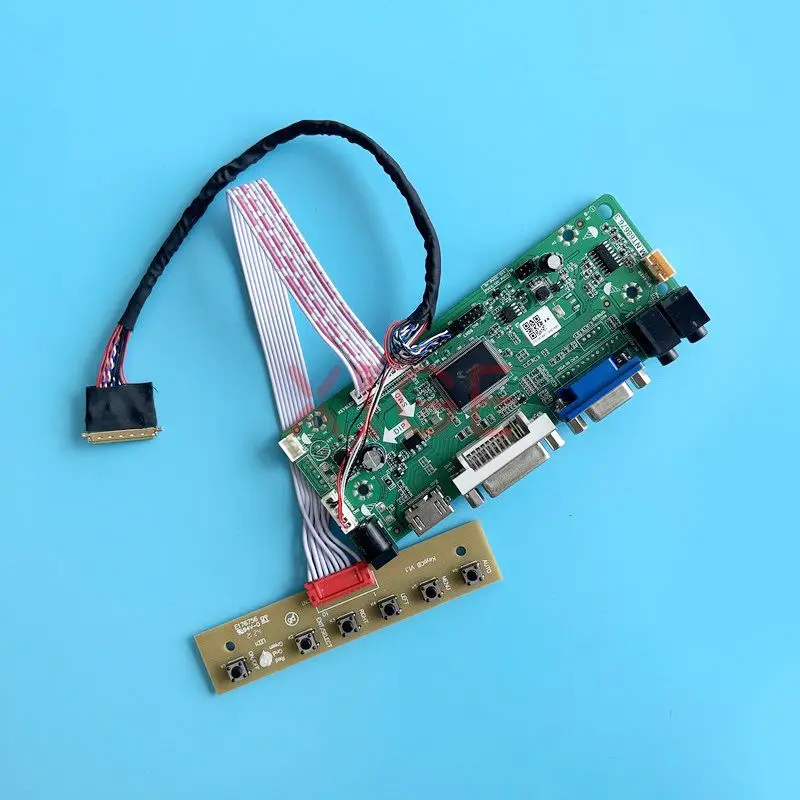 

Driver Controller Board Fit LTN160AT06-A01/H01/T01/U01 HDMI-Compatible Laptop Monitor Kit 16" DVI VGA Audio 1366*768 40-Pin LVDS