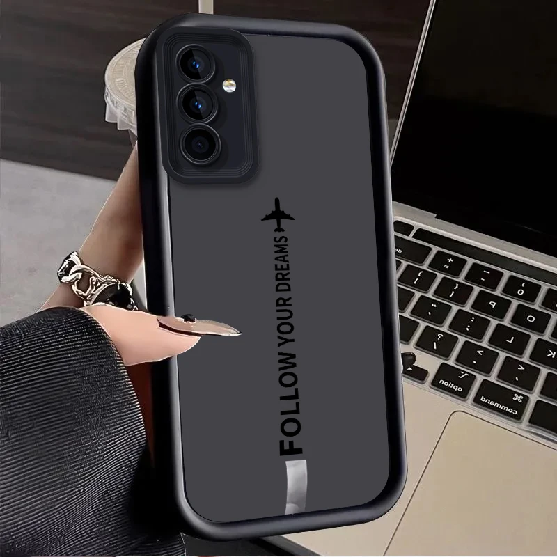 Фото Чехол для самолета для Samsung Galaxy A35 5G A50 A53 A34 A33 A32 A30 A22 4G A21S A16 A15 A14 A13 A12 A10S A10 A06 A05S M55 M54 Cover №5