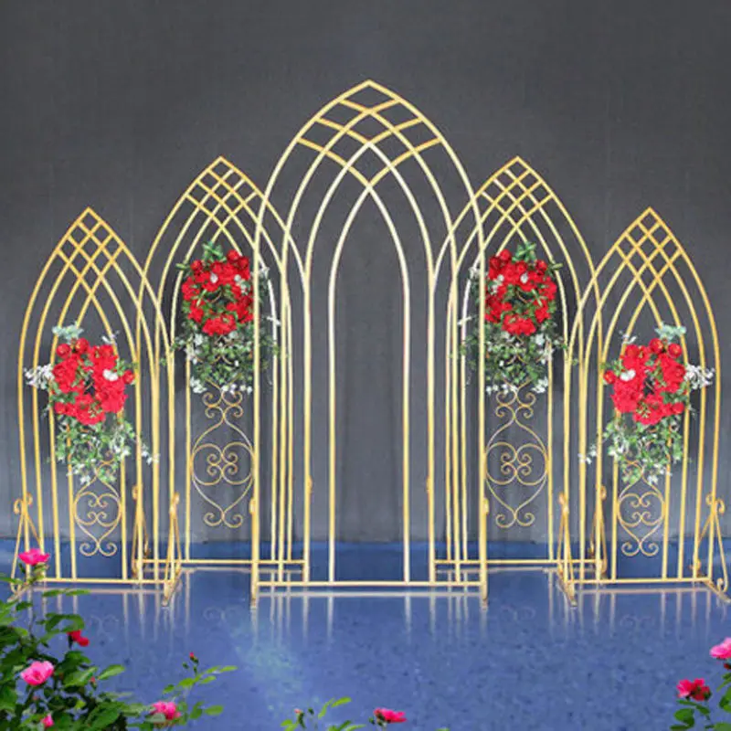 

5pcs Wedding Background Props Wedding arch metal arch