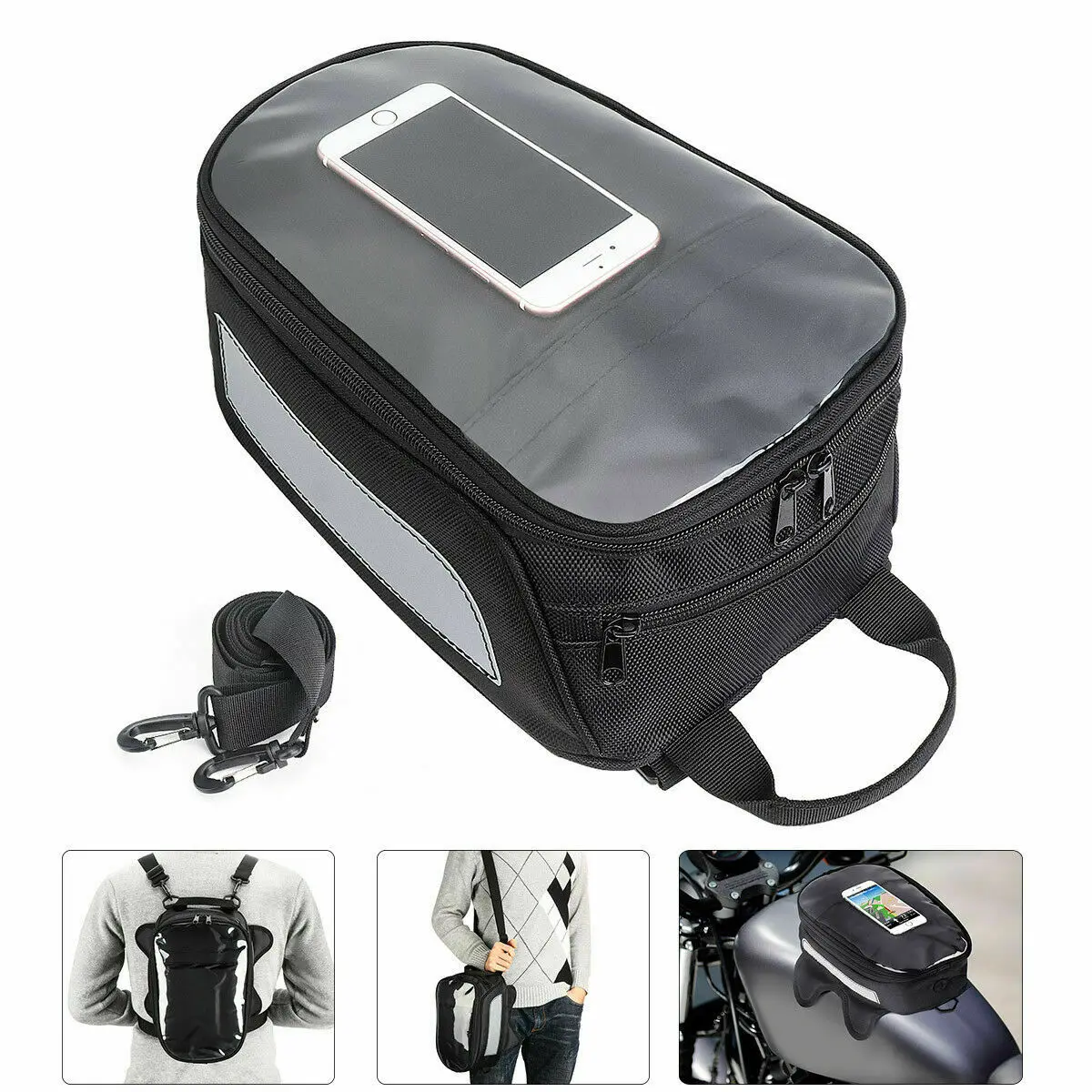 

Bike Motorcycle Magnetic Oil Fuel Tank Bag Travel Luggage GPS Phone Holder Pouch Motorcycle Fuel Tank Bags