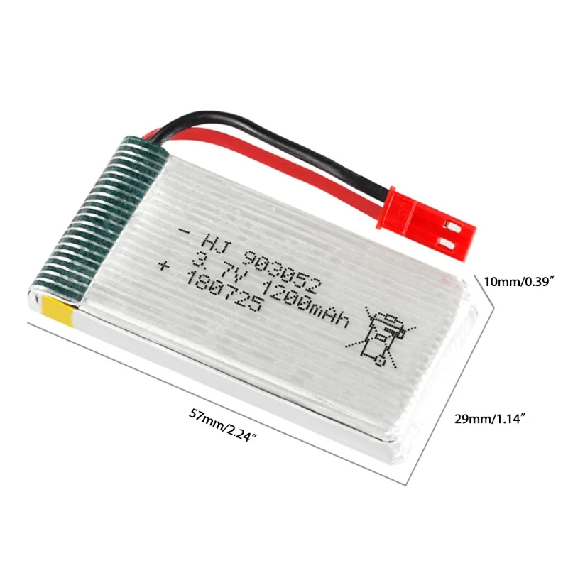 

OFBK 3,7 V Lipo 1200mAh Литиевый ПЕРЕЗАРЯЖАЕМЫЙ Li-Po HQ898B H11D
