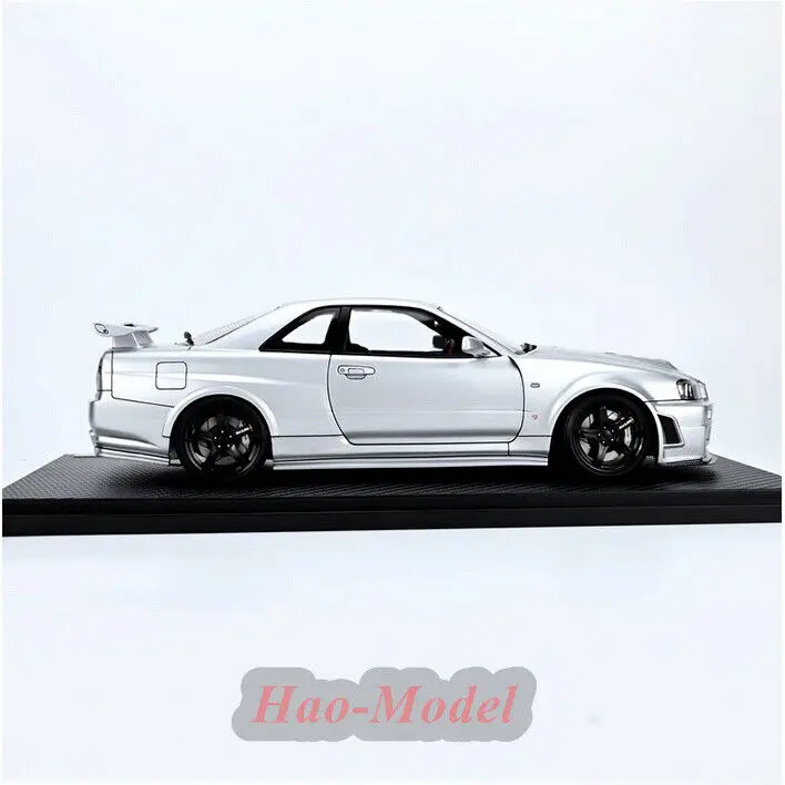Литой автомобиль из смолы IG 1:18 для Nissan R34 GTR Z имитация игрушек мальчиков подарки