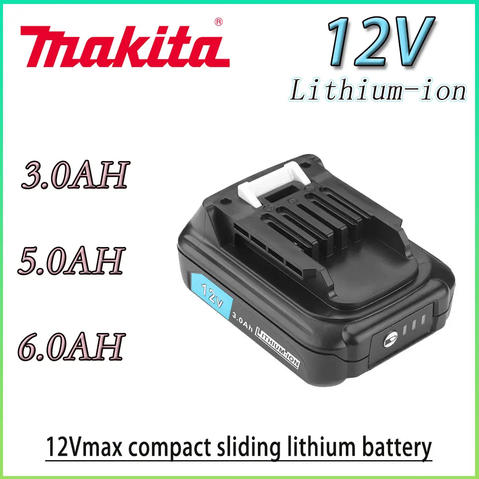 Литий-ионный аккумулятор Makita 12 В 197390-1 BL1015 1973901 BL1021B BL1041B BL1015B BL1020B BL1040B 3000 мАч, литий-ионный аккумулятор
