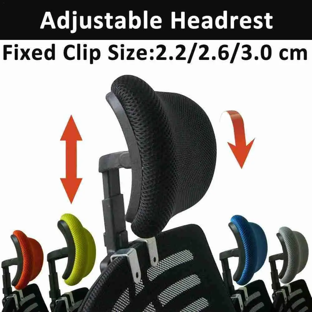 

Adjustable Headrest Office Chair Swivel Lifting Computer Chair Neck Protection Pillow Soft Sponge Headrest For Office Chair F7G5