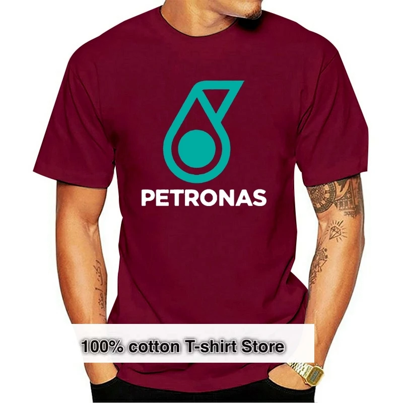 

Petronas Oil Company Racing Logo Men's Black T-Shirt Tee New Mens Size S-XXL USA