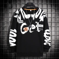 2022 autumn new mens letter printed sweatshirt harajuku casual pullover men fashion trend hip hop hoodie long sleeved tops