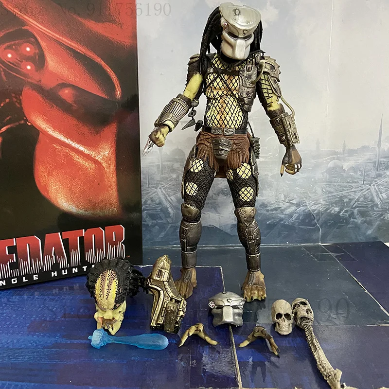 Экшн-фигурка NECA Predator Jungle Hunter VS Alien Egg из ПВХ лабораторная серия Ultimate Классическая