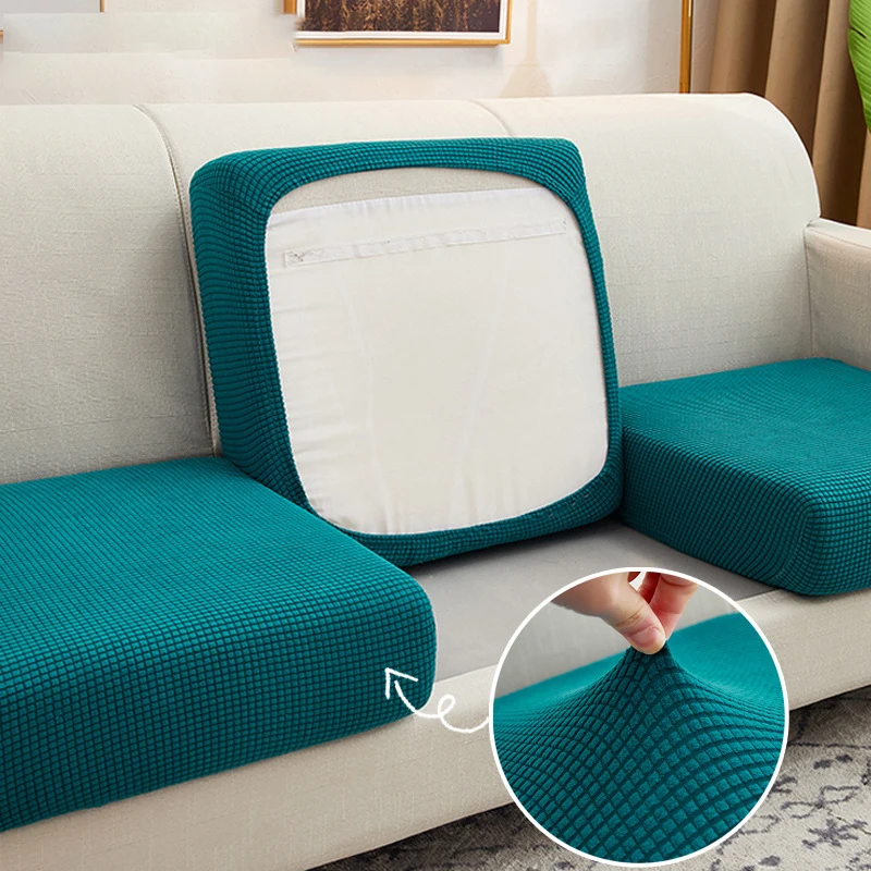 

Sofa Seat Cushion Cover For Living Room Furniture Protector Pets Kids Jacquard Sofa Covers Washable Removable Slipcover Sofa