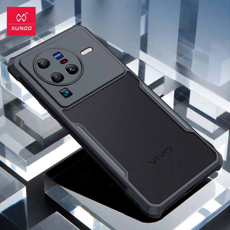 

Xundd For Vivo X80 X80 Pro Case,Airbag Bumper Anti-fall Shell,Lens Full Protection Transparent Pattern Back Cover For Vivo X80