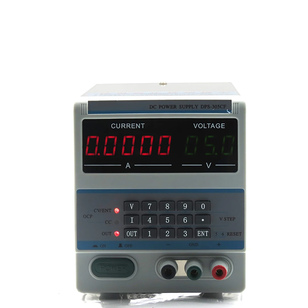 Регулируемый цифровой источник питания постоянного тока 30 В 5 А 0 1 В/0 0001 мА
