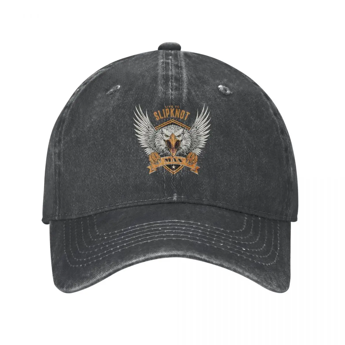 

Vintage S-Slipknots Heavy Mental Eagle Music Baseball Caps Unisex Distressed Denim Washed Headwear Outdoor All Seasons Caps Hat