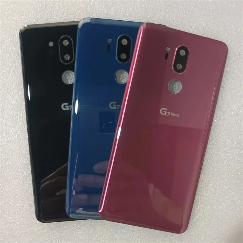 Фото Стеклянная задняя крышка корпуса с линзой камеры для LG G7 G7+ ThinQ G710 G710EM G710PM №2