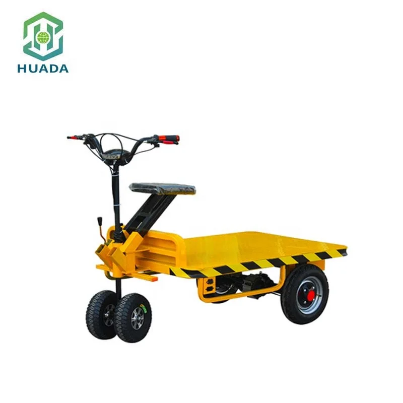 

500kg Heavy Duty Platform Transportation Trolleys Warehouse Electric Trolley