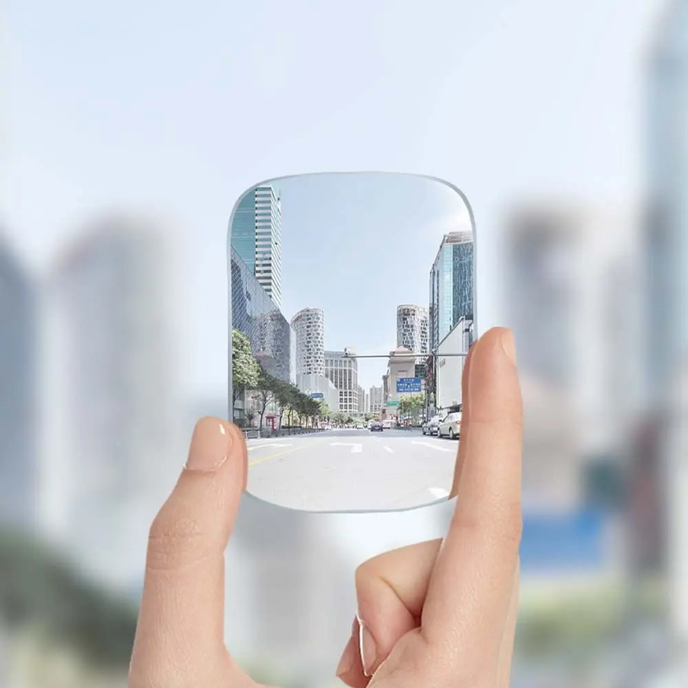 

1Pair Wide Angle Convex Mirror Car Rear Side View Blind Spot Mirrors Rearview Rectangle Mirror