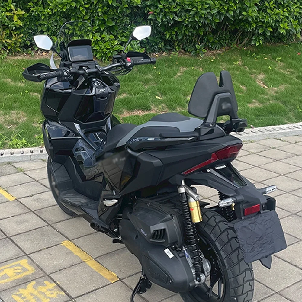 Фото Алюминиевая спинка-опора для пассажира Honda ADV350 NSS350 с поддержкой поясницы, без сверления, аксессуары для мотоциклов №3