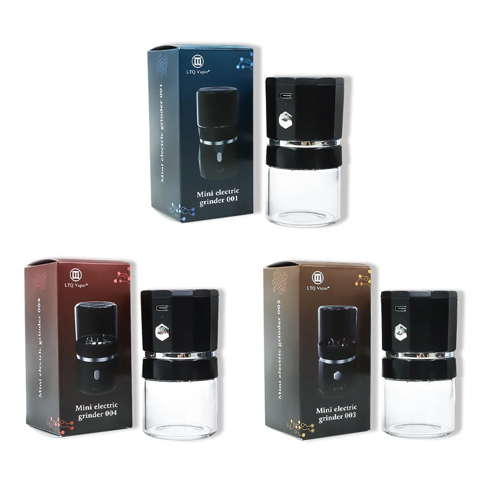 

New Aluminum Alloy Electric Grinder USB Rechargeable Electric Storage Jar Grinder Set Grinder for smoking