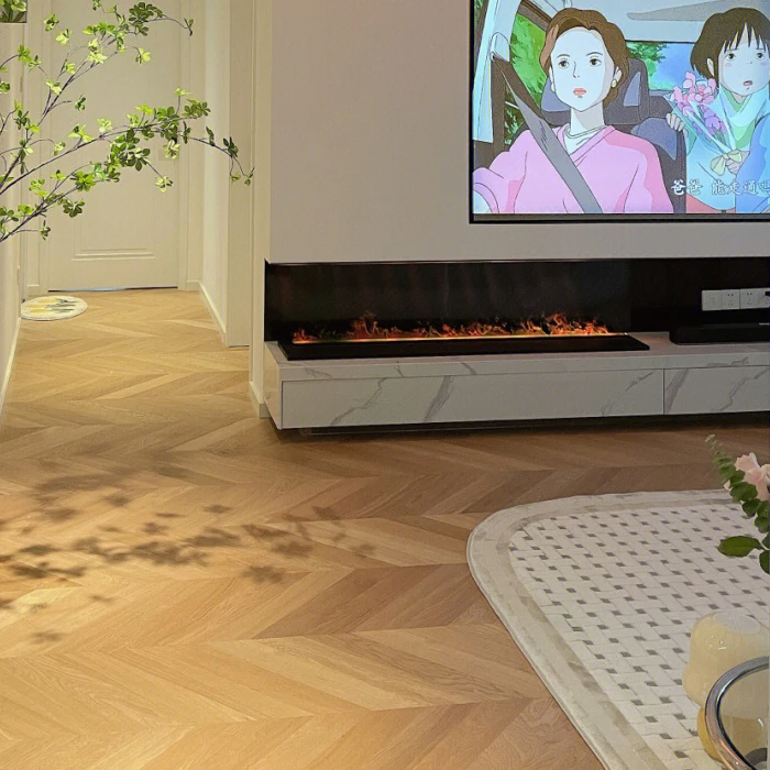 Elecisk Spis Alev Buharli Elecikli Somine Nemlendirici Sahkotakka LED Vlam Elektrische Haard 700X180X180MM